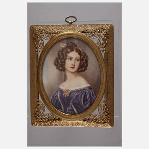 Vier Miniaturportraits