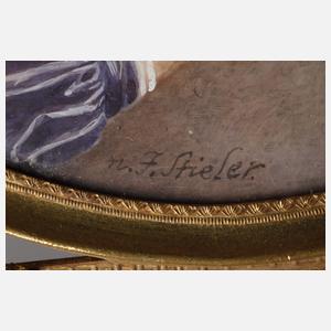 Vier Miniaturportraits