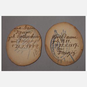 Zwei Miniaturportraits