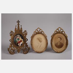 Konvolut Miniaturbildnisse