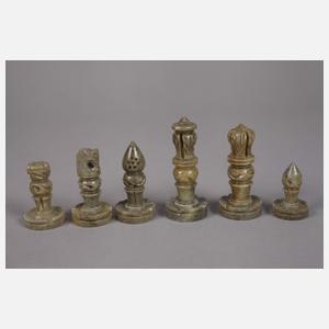 Schachspiel Steinschnitzerei