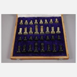 Schachspiel Steinschnitzerei