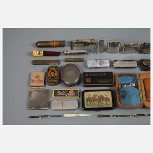 Konvolut Rauchutensilien