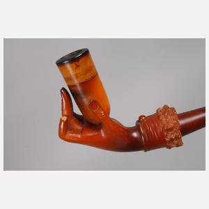 Feine Pfeife im Etui