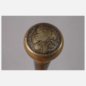 Spazierstock mit Münzgriff