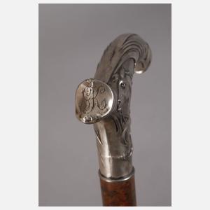 Spazierstock Silber
