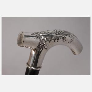 Spazierstock Silber