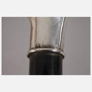 Spazierstock Silber
