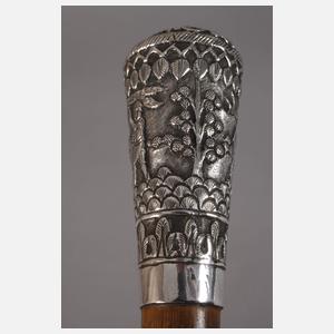 Spazierstock Silber