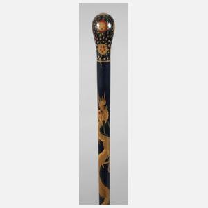 Spazierstock Lackarbeit