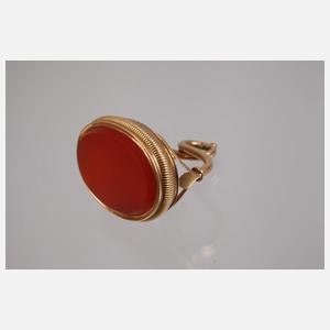 Goldsiegel mit Karneol