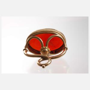 Goldsiegel mit Karneol