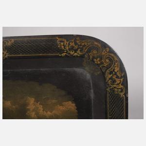 Tablett mit Stadtansicht