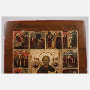 Ikone Heiliger Nikolaus der Wundertäter