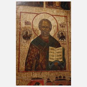Ikone Heiliger Nikolaus der Wundertäter
