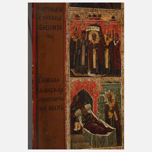 Ikone Heiliger Nikolaus der Wundertäter