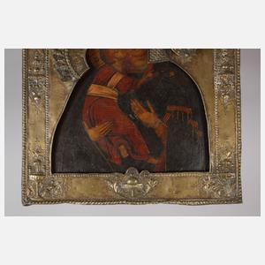 Marienikone im Oklad