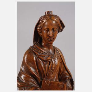 Geschnitzte Heiligenfigur