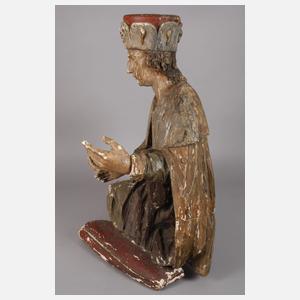 Geschnitzte Heiligenfigur
