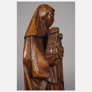 Geschnitzte Anna Selbdritt