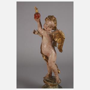 Geschnitzter Engel Barock