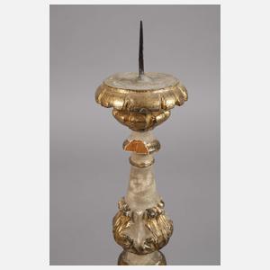 Geschnitzter Barockleuchter