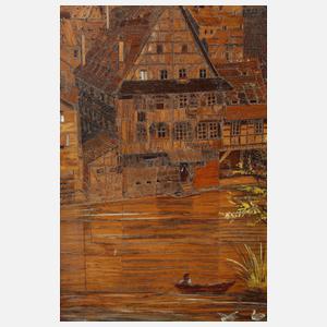 Intarsienbild Nürnberg