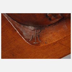 Reliefwandplatte Jugendstil