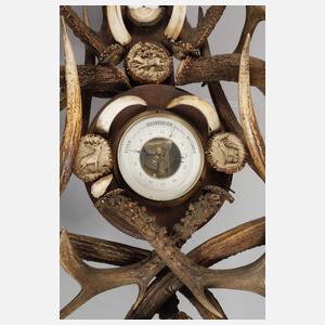 Imposante jagdliche Wetterstation