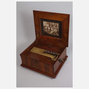 Große Plattenspieldose Polyphon