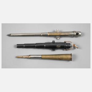 Drei Bleistifte Rüstungsindustrie