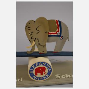 Werbedisplay Elefanten