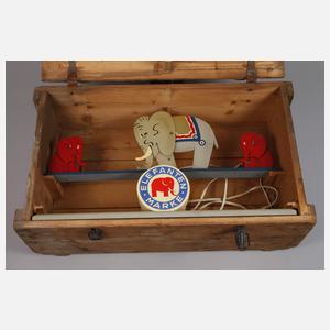 Werbedisplay Elefanten