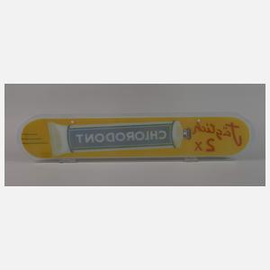 Werbeschild Chlorodont