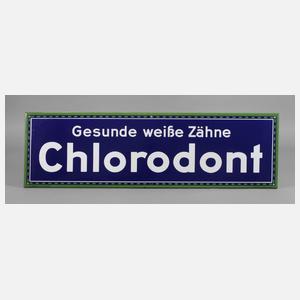 Emailleschild Chlorodont