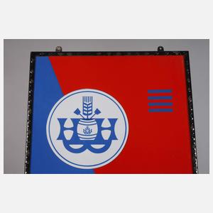 Emailleschild Haslinde Hoyer Bier