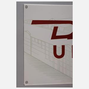 Emailleschild Diehl Uhren