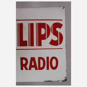 Emailleschild Philips