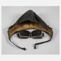 Motorradhaube und Brille111