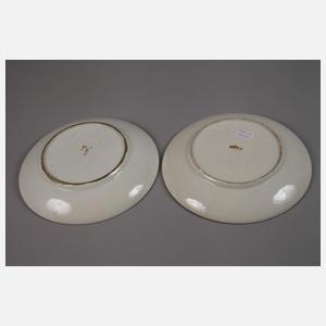 Paar Zierteller Satsuma