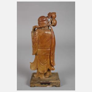 Zwei Specksteinschnitzereien