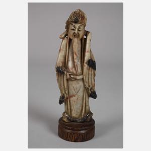 Zwei Specksteinschnitzereien