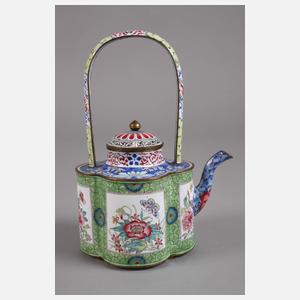 Teekännchen Emaille