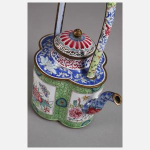 Teekännchen Emaille
