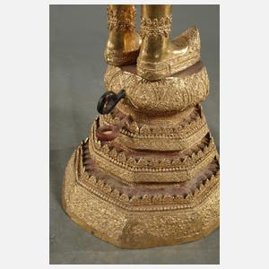 Große Buddhaplastik