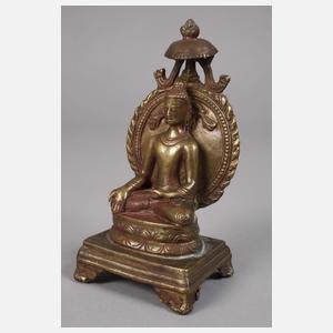 Drei Buddhaplastiken