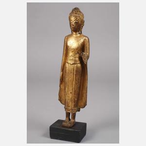 Drei Buddhaplastiken