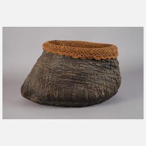 Präparierter Elefantenfuß