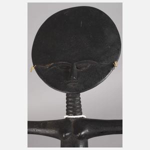 Zwei Fruchtbarkeitspuppen Akuaba