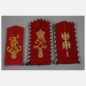 Konvolut Schulterklappen 1. Weltkrieg